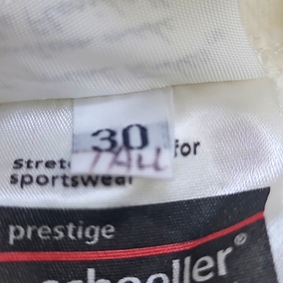 White breeches full seat Dressage Competition Pants Cream leather insert Stretch - Picture 6 of 9